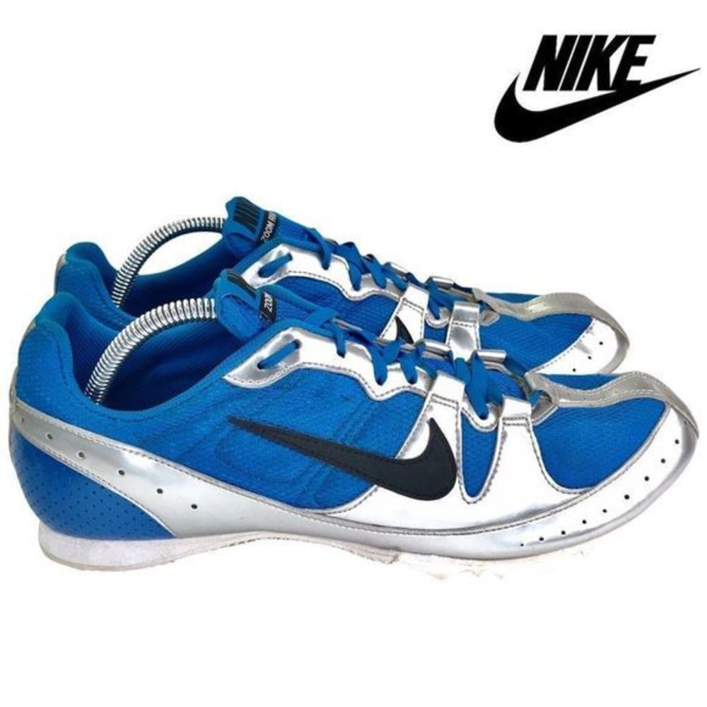 Nike Zoom Rival MD 5 Blue Running‎ Spikes Track & Field Shoes Sz 12 383823-400